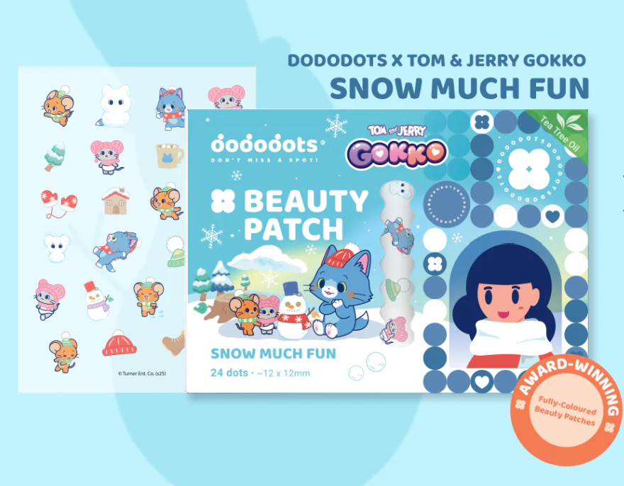 PAC of 3 Dododots Pimple Patch | Cute Hydrocolloid Acne Stickers for Fast Blemish Care